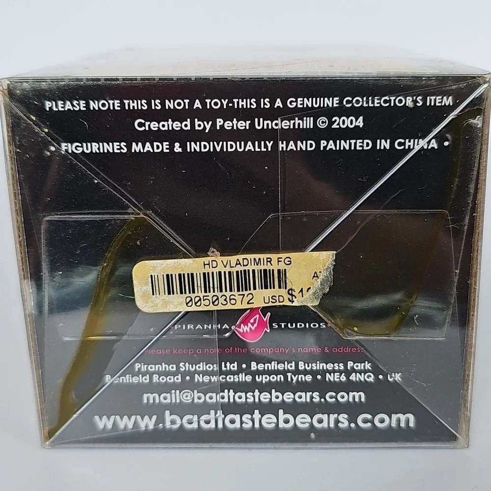 NEW VtgY2K 90s Bad Taste Bear Vladimir Vodka‎ IV Gag Gift Birthday Bachelor 1606